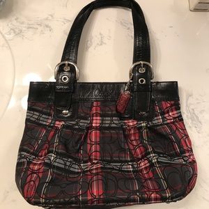 Coach Tartan Plaid Purse